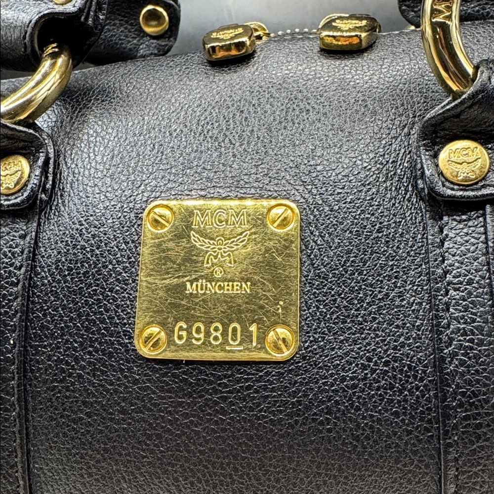 MCM Studded Boston Bag - Picture 2 of 11